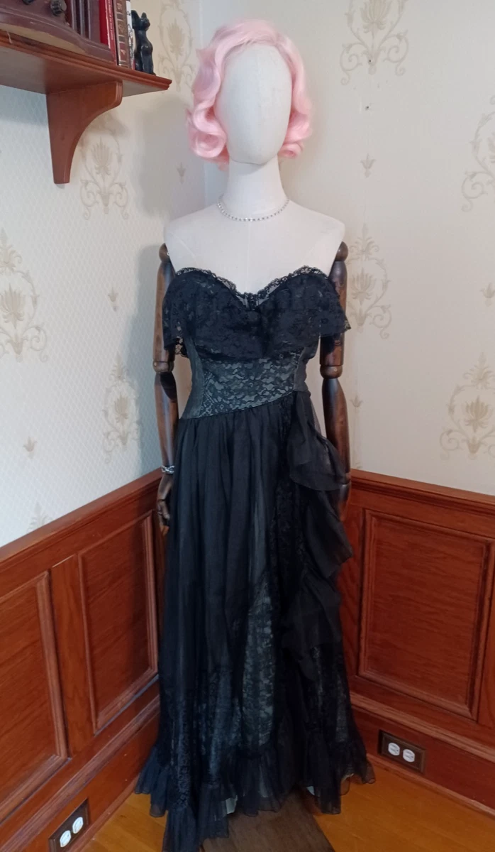 Black Formal 1950s Vintage Dresses for Women for sale | eBay Black Formal 1950s Vintage Dresses for Women for sale | eBay