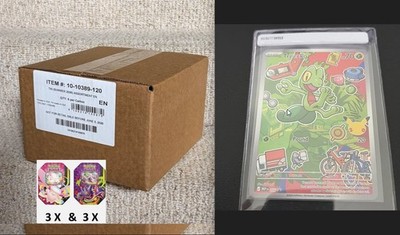Pokemon Mega Moonlit Tin Sealed Case Gengar Clefable ex with Treecko Promo