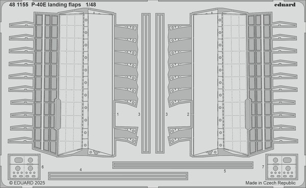 Eduard Acceories 481155 - 1:48 P-40E Landing Flaps Eduard - Neu-image