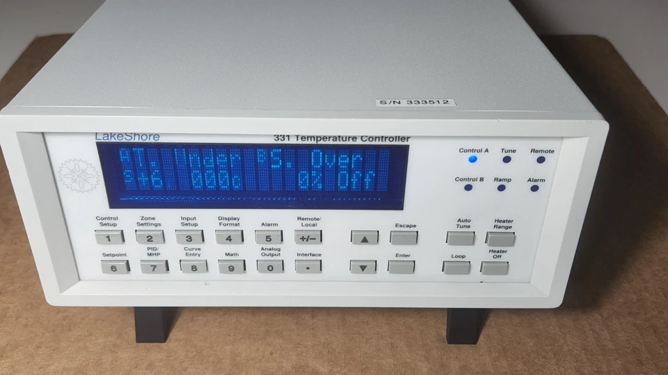Lake Shore 331 331S 331S-T2 Temperature Controller w/ Thermocouple Inputs - Image 2 of 4