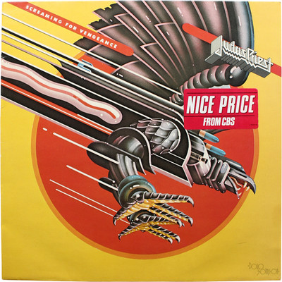 Judas Priest Screaming For Vengeance EX CBS 32712 Vinyl LP Album Rock 1986