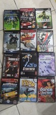 12 PS2 Game Lot Dance Factory Burnout 3 Need 4 Speed Metal Gear Solid Medal...