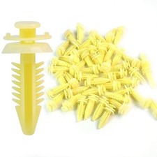 50pcs Door Panel Clips, Premium Nylon Retainer Fasteners, Anti-Rattle Fender  I