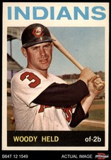 1964 Topps #105 Woodie Held Indians 7.5 - NM+