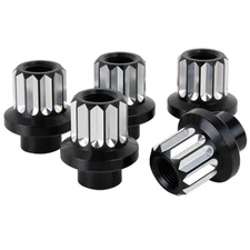 BILLET SPECIALTIES Race Lug Nuts 5 Pack 1/2-20 x 1/2in BSPLNRMS122050