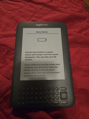 Amazon Kindle Keyboard 3rd Gen *NOT TESTED POSSIBLE OLD DEAD BATTERY/PARTS ONLY*