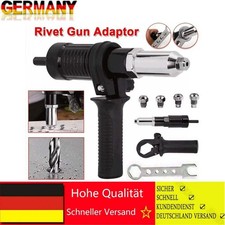 Rivet Pop Pistole Adapter F&uuml;r Akkuschrauber Elektro Mutter Nieten Nietzange NEU