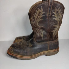 Ariat WorkHog Waterproof Composite Toe Work Boot Brown Leather Men's  Size 9.5 D