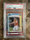 2024 Panini Donruss - Rated Rookie Bo Nix #369 Optic Preview Red Wave Prizm (RC)