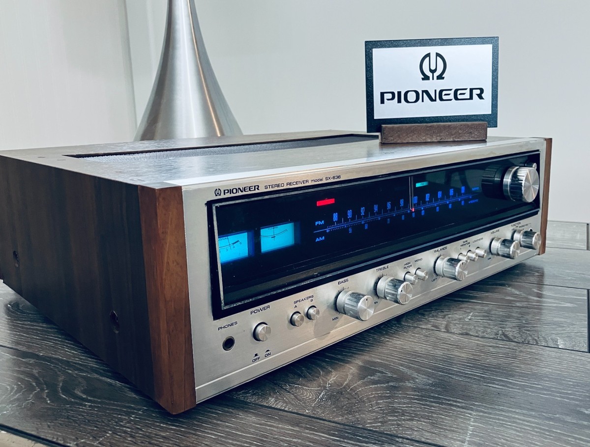 Pioneer SX 636 Receiver - Tested/Serviced (NO AM!) Recap'd + LEDs