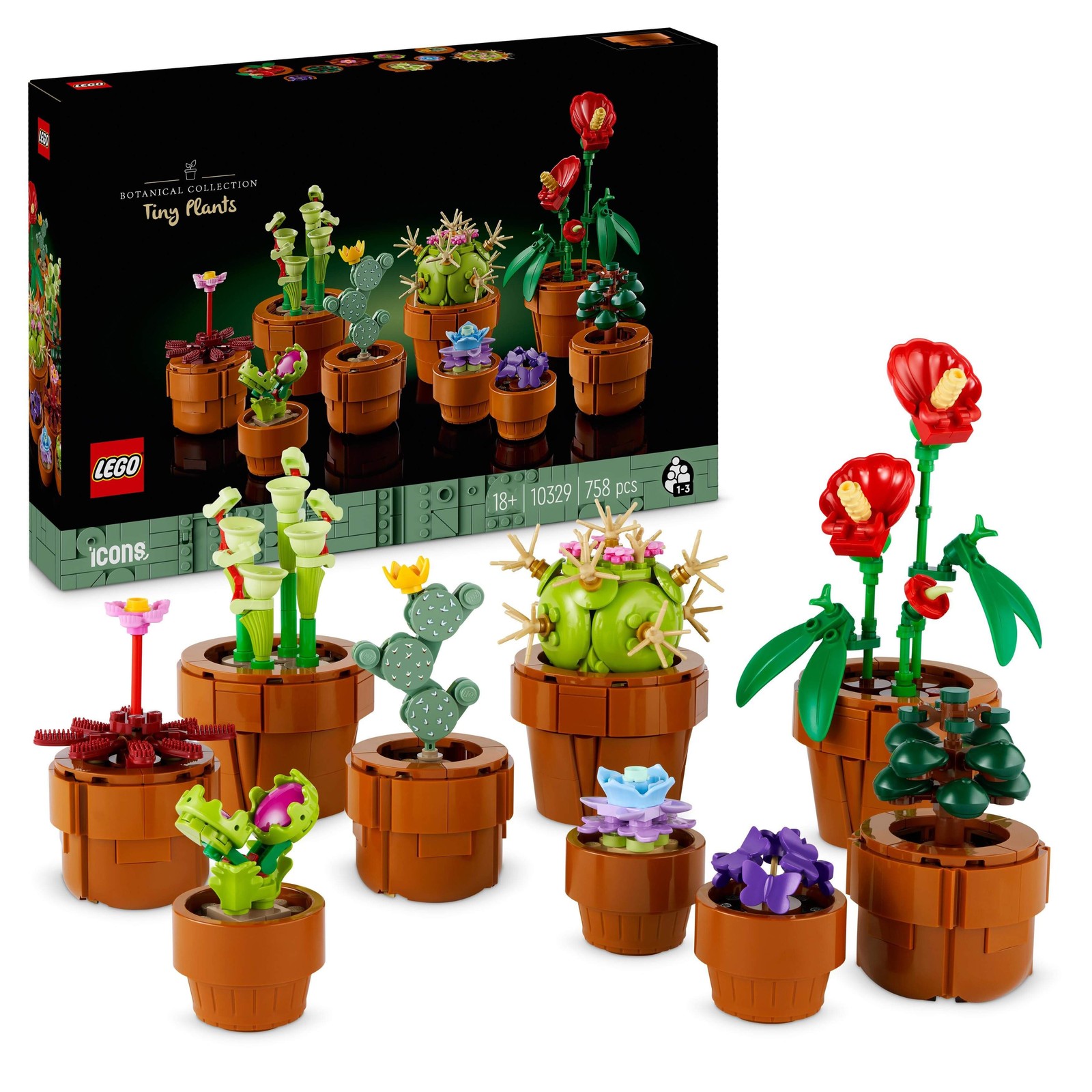 LEGO 10329 Icons Botanical Piantine