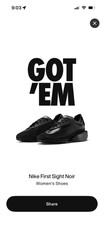 Nike WMNS First Sight Noir Black Black HQ2409...