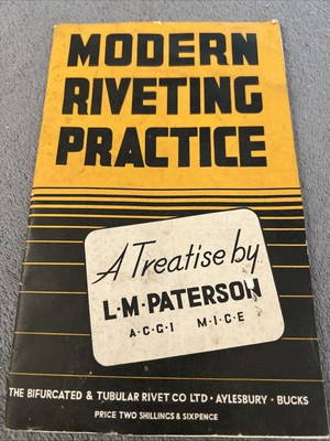 Modern Riveting Practice Book By Lm Paterson