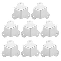 8 StüCk Metallbox Eckenschutz Box Kantenschutz Verchromt 22X22X22Mm