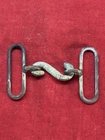 Civil War Confederate CSA Snake Hook Sword Belt Buckle – Serpent Belt Clasp