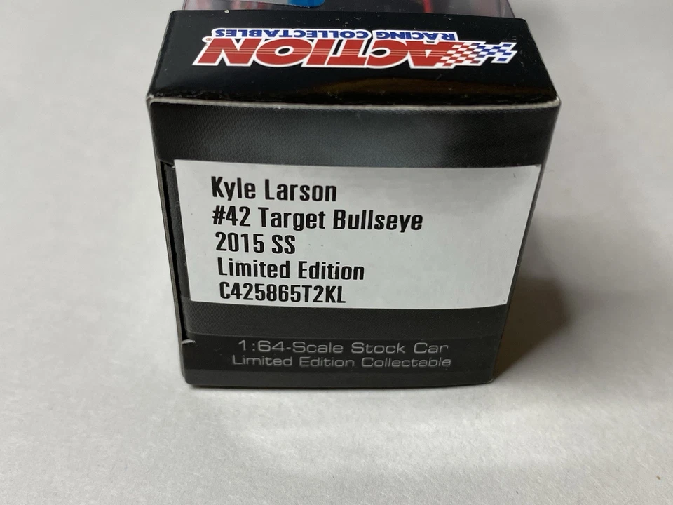 1/64 Acción Caja NASCAR Diecast 2015 Kyle Larson #42 Target Bullseye ¡RARO! Foto 2 de 4