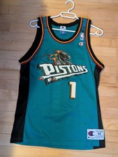 Lindsey Hunter Detroit Pistons Jersey Champion 40