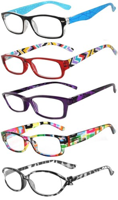 #ad 5 Pack Women#x27;s Reading Glasses Assorted Color Readers Liquidation Sale $11.47