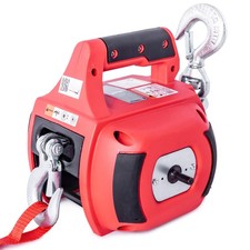 Mobile Seilwinde 226 kg Drill Winch Akkuschrauber 12 m Stahlseil IP54