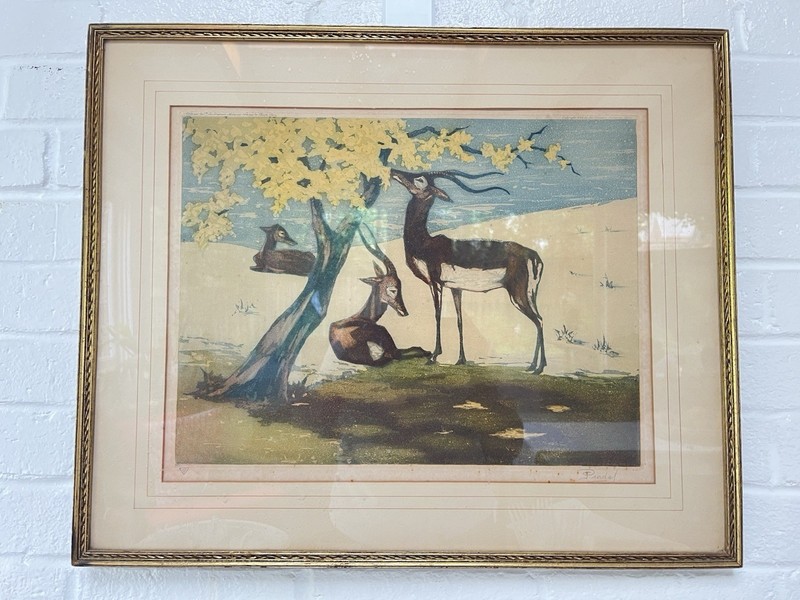 etching signed numbered