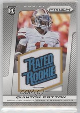 2013 Panini Prizm Rated Rookie Manufactured Quinton Patton #277 Patch 1k5