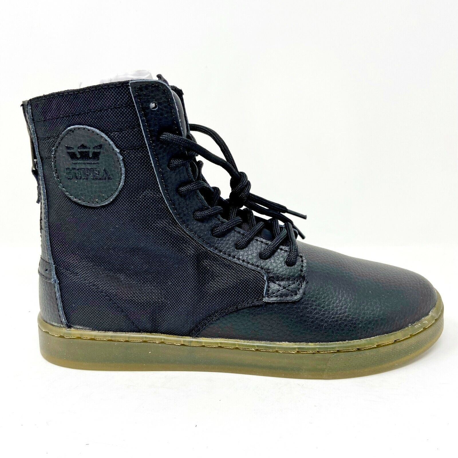 Supra Wolf Black Черные мужские повседневные кроссовки размера 7,5 S62006