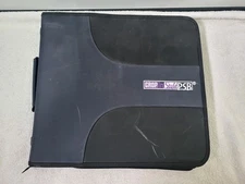 Crop In Style PSB Zippered 3-Ring Binder LOTS of good stuff inside, paper crafts