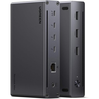 Thunderbolt 4 Dock USB-C Laptop Docking Station USB 3.2 4K 60Hz Schwarz