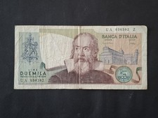Banconota Da 2000 Lire Galileo Galilei