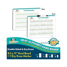 Channie  s Visual Dry Erase Neat Alphabet Hard Board for 1st, 2nd, 3rd Elem