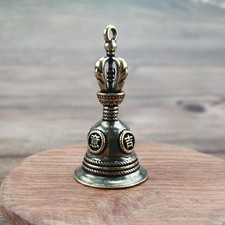 Brass Handicraft Magic Bell Wind Bell Tibetan Bronze Bell Pendant DIY Key Chain