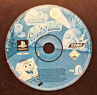 *** SpongeBob Schwammkopf: SuperSponge - Sony PlayStation 1, PS1 ***
