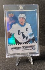 2025-26 UD Hockey: #UA-9 Clayton Keller, Utah Mammoth [UTA] OR TRADE