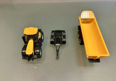 Original Siku JCB Traktor mit Dolly Kippmulde Half Traxx Anhänger Nr. 1858 1:87