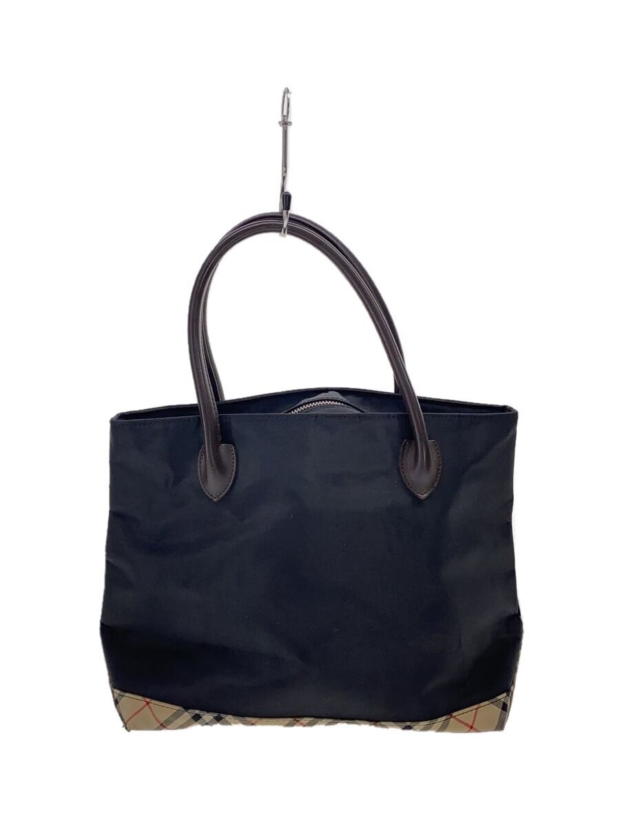 Burberry Blue Label Nylon Tote Bag Black 14x23x31cm Bt601-501