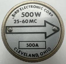 Bird 43 Thruline WattMeter Element 500W 500A 25-60MC