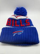 Winter Beanie Hat New Buffalo Bills New Era Knit On Field Sideline Fleece Cap. 
