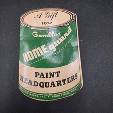 Vintage advertising "needle book" Gambles Home Guard Paint Headquarters