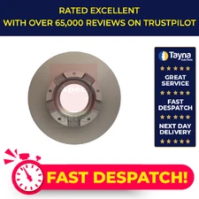 2x Brake Discs Pair Solid fits FORD TRANSIT V363 2.0D Rear 2016 on 308mm Set New