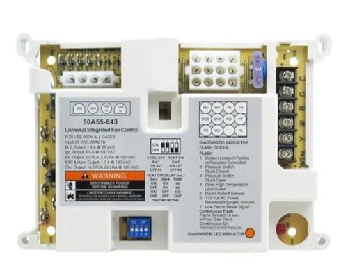 50A55-843 Furnace Control Board Furnace，Suitable for White Rodgers 50A55-843