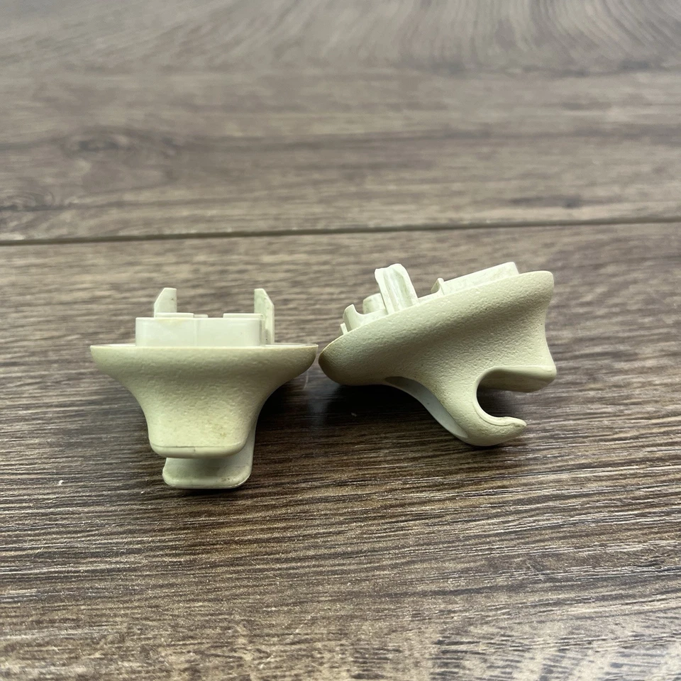 2006-2012 Ford Fusion Sun Visor Clip Pair Beige OEM Clips - Image 4 of 4