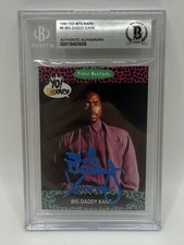 BIG DADDY KANE SIGNED PRO SET MUSICARDS SUPERSTARS CARD - BECKETT ENCAPSULATED