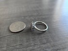 Zales Vera Wang Love Pear Halo Diamond Ring 14k White Gold Sz 7 GIA 0.75-0.99ctw — photo 3