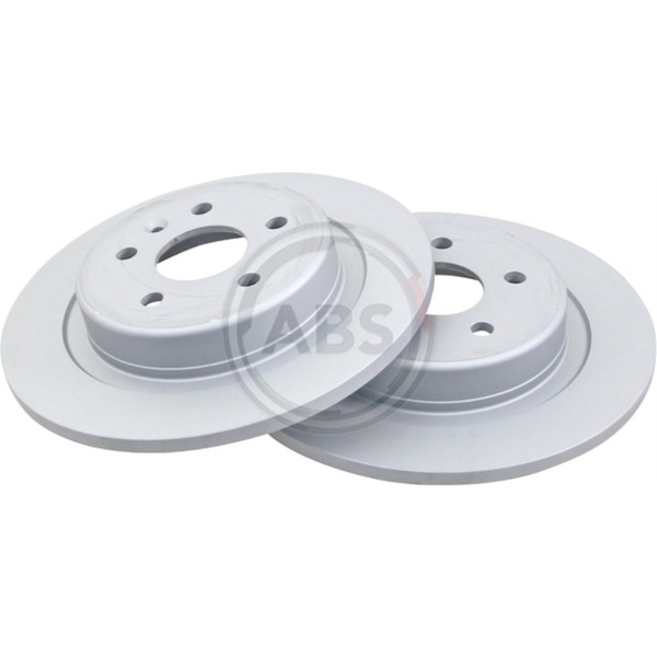 A.B.S. 2X Bremsscheibe Hinten Ø288 Mm Voll Beschichtet FüR Opel Astra K B16 1.0-image