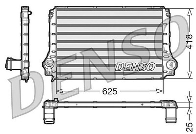 DENSO Ladeluftkühler  für TOYOTA