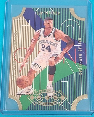 1996 UD Fast Break Connections Die Cut #FB1 Jim Jackson Dallas Mavs Card H6
