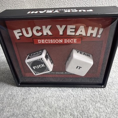 F**k Yeah! Decision Dice: Grab Bag Gift, Novelty Item, Stocking Stuffer, Party