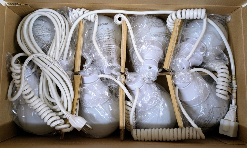 8 Gazebo Light Set Patio Party Yard Garden Wedding Waterproof Outdoor 4.5" Globe - Image 4 of 4