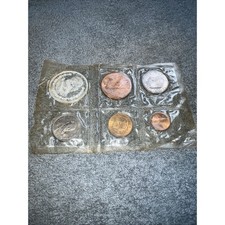 1965 MEXICO MINT SET: 2X 1 CENTAVO; 5, 10; 50 CENTAVOS AND Sliver PESO COINS