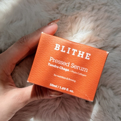 Blithe Pressed Serum Tundra Chaga Collagen 50ml Hydrating Moisturizer Face Neck